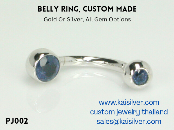 belly ring custom made